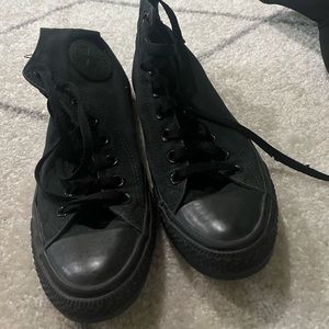 All black converse